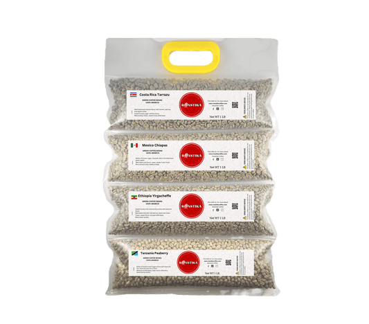 Green Coffee Sampler Pack - 4 Origins - ROASTIKA