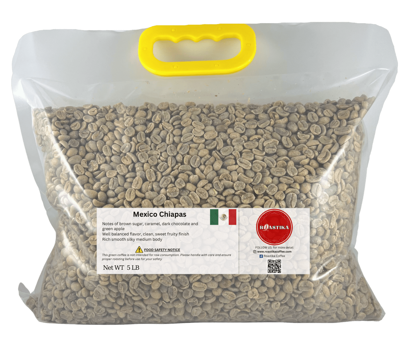 Mexico Chiapas HG EP Green Coffee Beans - ROASTIKA