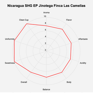 Nicaragua SHG EP Jinotega Finca Las Camelias - ROASTIKA